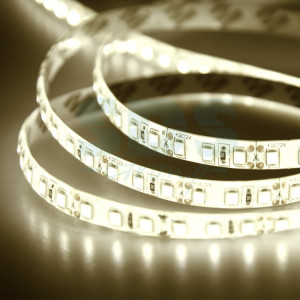 141-366 LED лента 5м силикон, 8 мм, IP65, SMD 2835, 120 LED/m, 12 V, цвет свечения теплый белый