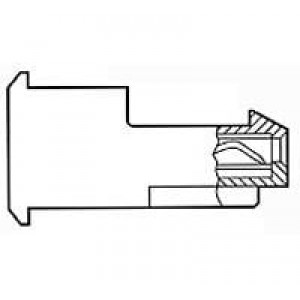 3-640601-7, Проводные клеммы и зажимы FEED THRU WO TAB 7P L.R. red 22 AWG