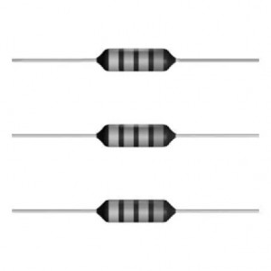 B82145A1104J000, Аксиальная индуктивность, RF диапазон 100uH 5% 100KHz 50Q-Factor Ferrite 860mA 700mOhm DCR AXL T/R (6,5x12mm)