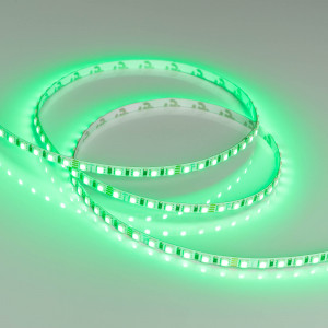 Лента RT-G120-5mm 24V RGB (7.5 W/m, IP20, 3838, 5m) 036216, Светодиодная RGB лента серии RT-G120, открытая IP20. Светодиоды 3838, 120 шт/м (600 шт на 5 м), белая плата 5 мм, скотч 3M. Цвет RGB (3 канала управления), угол 120°. Питание 24V, мощность 7.5 Вт/м (38 Вт на 5 м). Размеры 5000x5x1.9 мм. Мин.отрезок 50 мм,