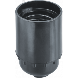 Патрон подвесной Е27 карболитовый черный (резьба установочного отверстия М10) 19977