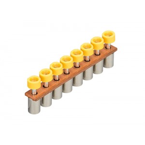Соединительная перемычка IVB WKN16 - 8, Соединительная перемычка, 8 полюсов, изолированная, винтовая, для клемм: WKI 16/U, цвет: желтый