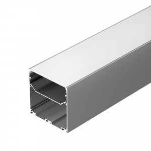 Профиль LINE-S-7575-2500 ANOD 041853, Алюминиевый анодированный профиль для светодиодных лент и линеек. Габаритные размеры (LхWхH): 2500x75x75 мм. Ширина площадки для ленты 50 мм. Отсек для БП 72,5х33,3 мм. Экраны, заглушки и другие аксессуары приобретаются отдельно. Цена за 1 метр.