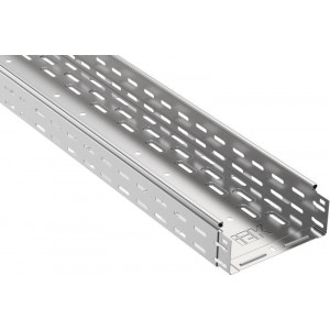 Лоток листовой перфорированный 200х80 L3000 сталь 0.8мм CLP10-080-200-3