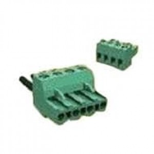 20020007-G041B01LF, Съемные клеммные колодки 4P PLUGGABLE PLUG FLANGE, 5.00mm PITCH