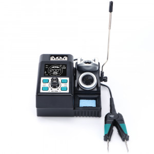 YIHUA 982 PRO, Паяльная станция с термопинцетом 716C 80Вт, регулировка температуры от 90°C~450°C, сменные наконечники C120-K и C120-IS