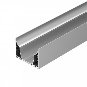 Профиль ARH-POWER-7555-COMFORT-2000 ANOD 036355, Под заказ от 100 м, сроки и цену уточняйте у менеджера. Алюминиевый анодированный накладной/подвесной профиль для светодиодных лент и линеек. Габаритные размеры (LхWхH): 2000x75x55 мм. Ширина площадки для ленты 32.1 мм.