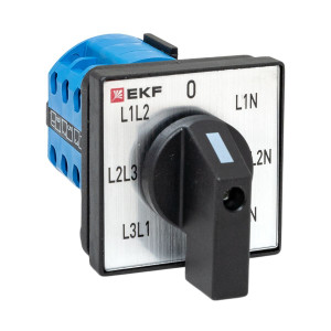 Переключатель кулачковый ПК-1-64 10А для вольтметра pk-1-64-10