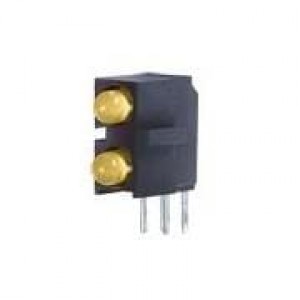WP934CA/2YD-90, Светодиодные индикаторы для печатного монтажа Bi Yellow 588nm Diffused 15mcd