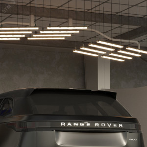 Светильник Lite G13 IP65 665х85х55мм ДСП линейный для LED ламп 2х600мм 909437260