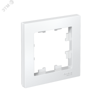 Рамка 1-м AtlasDesign белая SE ATN000101