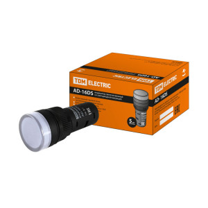 Лампа AD-16DS(LED)матрица d16мм белый 230В АС SQ0702-0070
