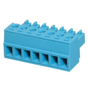 TBP02P1-381-07BE, Съемные клеммные колодки Terminal block, pluggable, 3.81, plug, 7 pole, slotted screw, blue