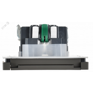 FORTE&PIANO Розетка 1-местная с заземлением с защитными шторками и крышкой безвинтовое крепление 16А IP44 FP319 серый IEK FP-R16-16-1-44-K03