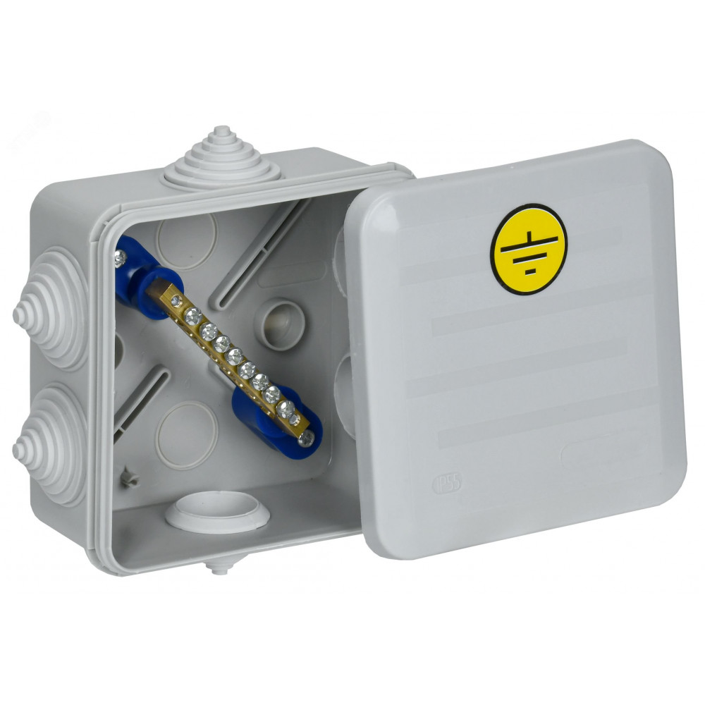 Изображение товара Коробка распределительная IP44 100x100x50мм IEK для наружных и внутренних работ