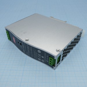 DDR-120D-24, DC-DC, 120Вт, вход 67.2…154В DC, выход 24В/5А, изоляция 4000В DC, в кожухе на DIN-рейку, 32х125.2х102мм, -40...+70°С