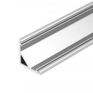 Профиль ARH-KANT-H10-2000 ANOD 036321, Алюминиевый анодированный угловой профиль для светодиодных лент и линеек. Габаритные размеры (LхWхH): 2000x10x10 мм. Ширина площадки для ленты 5,7 мм. Экраны, заглушки и другие аксессуары приобретаются отдельно. Цена за 1 метр.