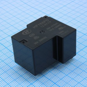 HF165FD/12-HY1TF, Реле силовое, 30А один контакт на замыкание катушка 12В Конфиг: 1A