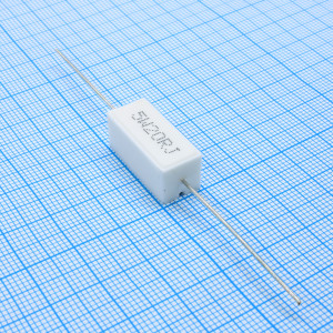 SQP50020RJBP, Резистор керамический цементный аксиальный (SQP) 5Вт 20Ом ±5%