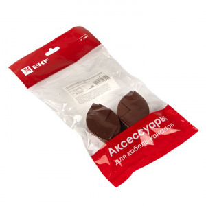 Угол внешний (25х25) (4 шт) темное дерево Plast obd-25-25x4