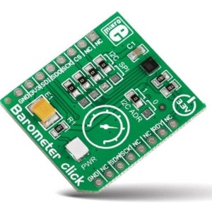 MIKROE-1817, Инструменты разработки датчика давления Barometer click