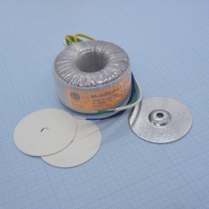 58-0080-018-S, Тороидальный трансформатор 80ВА 230В 18В 4,444A (80x44мм)