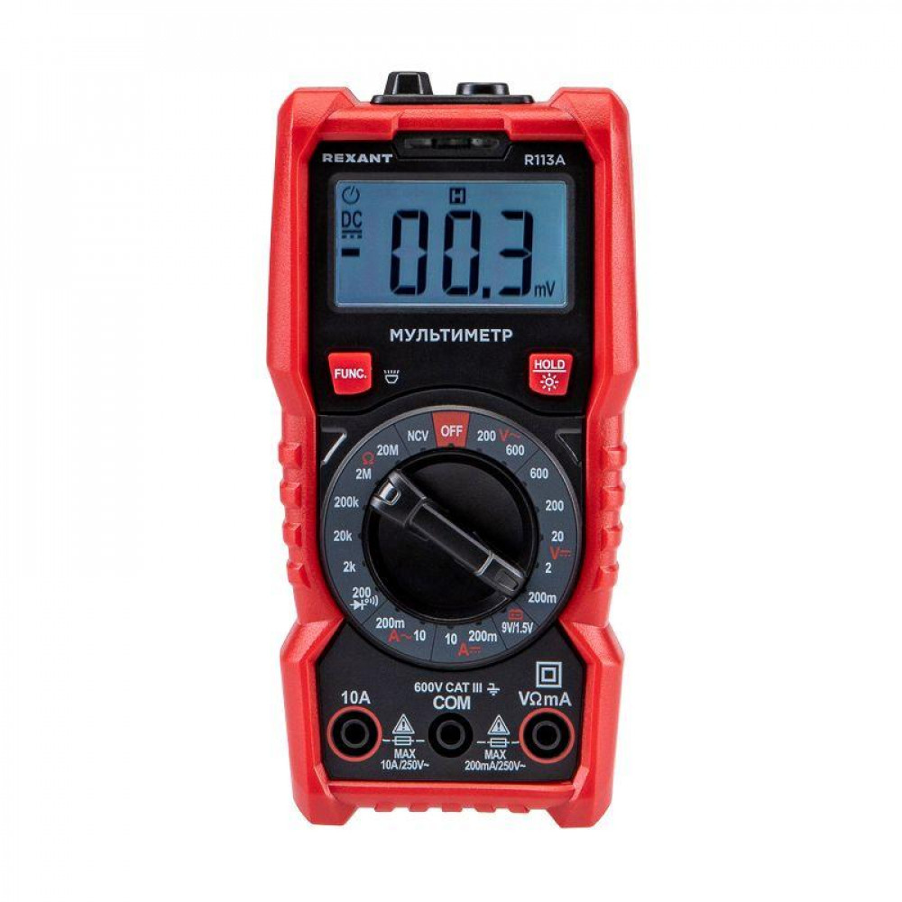 Изображение товара Цифровой мультиметр Rexant R113A для точных измерений электроники