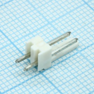 22041021, Разъем типа провод-плата, вертикальный, 2.5 мм, 2 контакт(-ов), Штыревой Разъем монтаж в отверстие