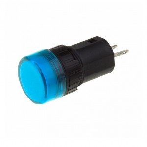 AD16-16E-B 220V, Лампа индикаторная 220В D16 синяя