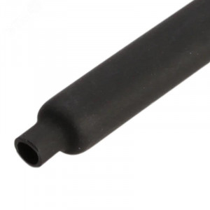 Трубка термоусадочная ТНТ-60/30 черная, Термоусадочная трубка в метровой нарезке с коэффициентом усадки 2:1