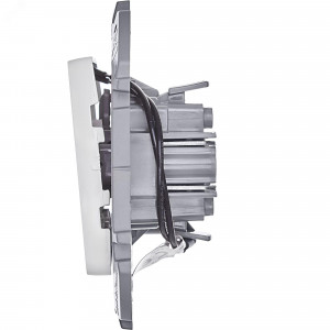 Переключатель 1-кл. Inspiria 10А IP20 250В 10AX с подсветкой / индикацией механизм бел. Leg 673660