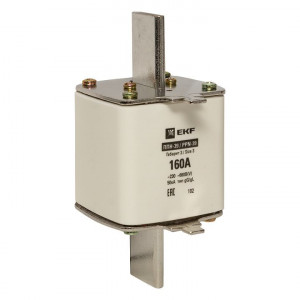 Плавкая вставка ППН-39 630/160А габарит 3 EKF