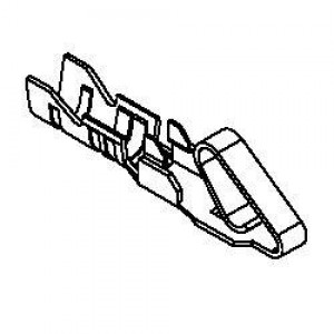 08-65-0105 (Mouser Reel), Проводные клеммы и зажимы KK 2.54mm CRP TERM 22-30A REEL/1000