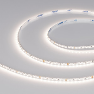 Лента MICROLED-M182-4mm 24V Day4000 (10 W/m, IP20, 2216, 5m) 037817, Светодиодная лента MICROLED-M182, открытая IP20. Светодиоды 2216, 182 шт/м (910 шт на 5 м), белая плата 4 мм, скотч 3M. Цвет ДНЕВНОЙ 4000 K , цветопередача CRI>90 , угол 120°. Питание 24 В, мощность 10 Вт/м (50 Вт на 5 м). Размеры 5000x4x1.6 мм