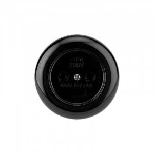 Розетка штепсельная карболитовая открытой уст. б/з 16А черн. 11-8980