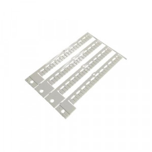 Шильдик 4 х 22 (L1 L2 L3 N PE), Шильдик белый 4 х 22 (L1 L2 L3 N PE)