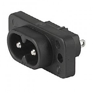 6160.0012, Модули подачи электропитания переменного тока 2573 C8 Inlet w/ Solid Pins