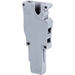 Штекер для клемм CX2.5PN, Штекер для клемм с разъемами CX2.5/1B, CXG2.5/1B и CX2.5SN, тип фиксации провода: пружинный, номинальное сечение: 2,5 мм кв., 24A, 5000V, цвет: серый