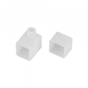 Заглушка MOONLIGHT-CAP-13x12mm-SIDE-S-SET 041025, Комплект силиконовых заглушек для гибкого неона MOONLIGHT, сечение 12х13мм. В комплекте заглушка с выводом под кабель питания (вбок относительно линии сечения ленты) и глухая заглушка. Использовать с герметиком.