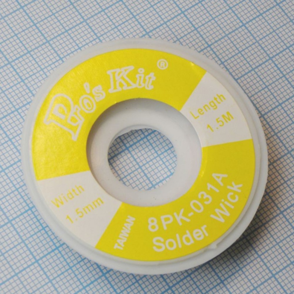 Изображение товара Оплетка для удаления припоя из бескислородной меди 8PK-031A