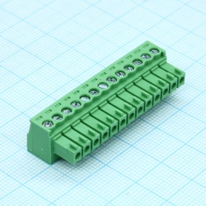 15EDGK-3.5-13P-14-00A(H), Разъемный клеммный блок, 13 контактов. Серия 15EDGK-3.5