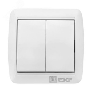 Выключатель 2-кл. ОП Владивосток 10А IP54 бел. PROxima EQR16-023-30-54