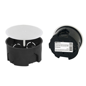 Распаячная коробка СП D103х50мм, крышка, IP20, инд. штрихкод, SQ1402-0913