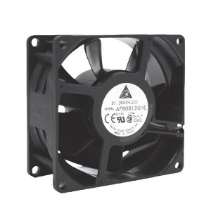 AFB0824GHE, Вентиляторы постоянного тока DC Tubeaxial Fan, 80x38mm, 24VDC, Ball Bearing, Wire Leads