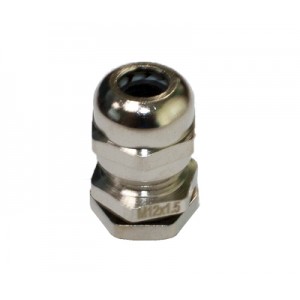 Кабельный ввод M12*1,5, Кабельный ввод, M12х1,5, диапазон зажимаемых проводников: 4 - 8 мм, SW 14 мм, IP68, материал: латунь, покрытие: никель