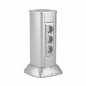 Миниколонна алюминиевая 0,35 м, цвет светло-серебристый металлик 19531