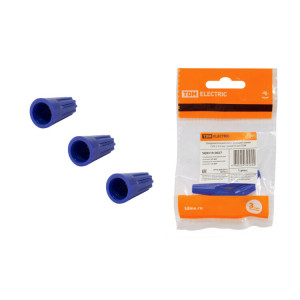 Соединительный изолирующий зажим СИЗ-2 4,5 мм2 синий (5 шт) SQ0519-0027