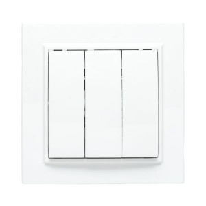 Выключатель 3-кл. СП Минск 10А IP20 бел. Basic ERV10-024-10