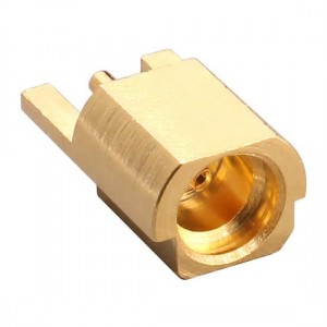 CONMMCX013-T, РЧ соединители / Коаксиальные соединители MMCX Connector Jack, Female Socket 50Ohm Board Edge, Cutout;Surface Mount Solder