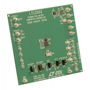 DC1033B, Средства разработки интегральных схем (ИС) управления питанием LTC2952 Demo Board Push-Button Power Path Controller w/ Supervisor